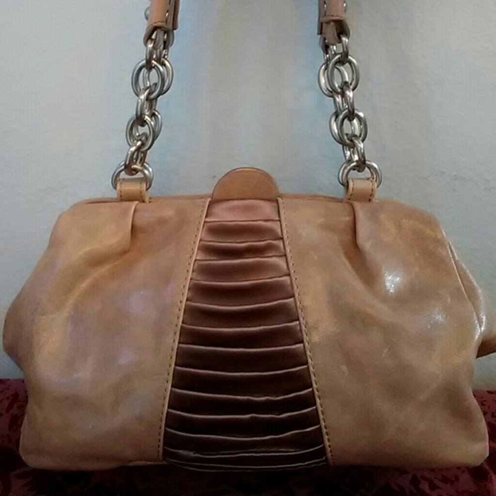 BCBG Maxzazria Leather Satchel